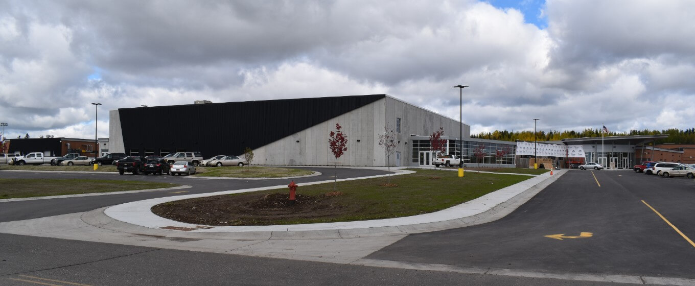 Mountain Iron Buhl School gymnasium