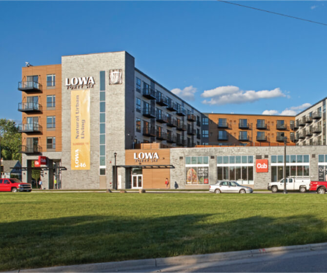 Lowa 46 apartment front view