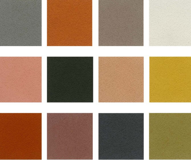 precast concrete color palette